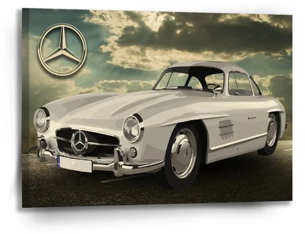 Sablio Obraz Mercedes-Benz 300 SL Na ceste - 90x60 cm