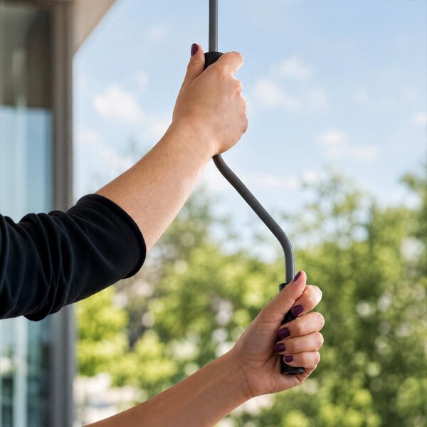 Zvislá markíza Avenberg TACOMA šírka 140 cm -Sivá