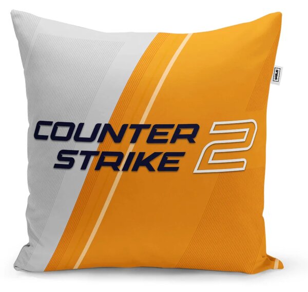Sablio Vankúš Counter Strike 2 Oranžová - 40x40 cm