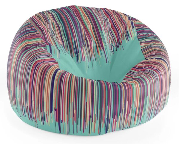Sablio Sedací vak Cocoon Stekajúca farba - 75 x 45 x 35 cm