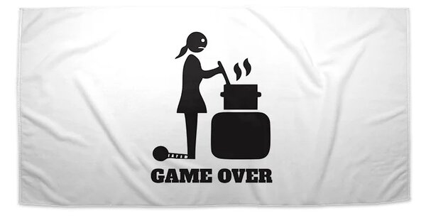 Sablio Uterák Game over 2 - 30x50 cm