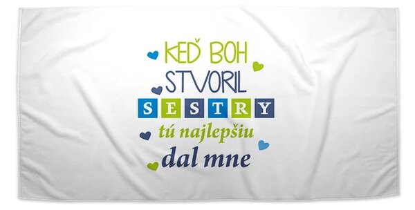 Sablio Uterák Keď Boh stvoril sestry - 30x50 cm