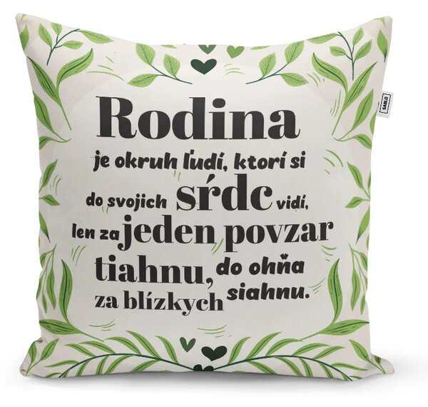 Sablio Vankúš Rodina 5: 40x40 cm