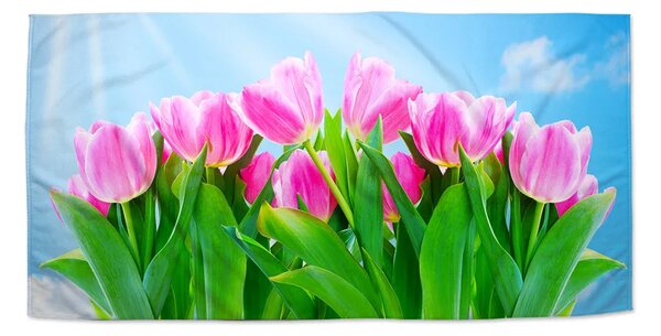 Sablio Uterák Ružové Tulipány - 30x50 cm