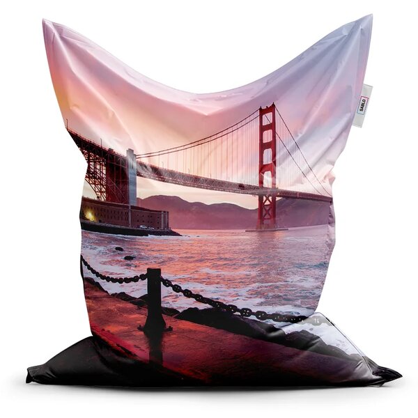Sablio Sedací vak Golden Gate - 150x100 cm