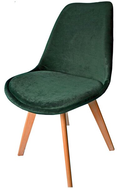 Moderná jedálenská stolička v zelenej farbe Zelená