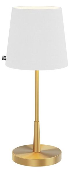 ByRydens 4002730-6501 - Stolová lampa LUMI 1xE27/8W/230V biela/zlatá 48,5 cm