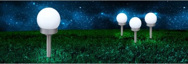 Globo 33770-3 - SADA 3x LED Solárne svietidlo SOLAR LED/0,06W/3V pr. 10 cm IP44