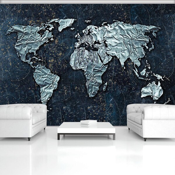 Fototapeta - Mapa moderného sveta (152,5x104 cm)