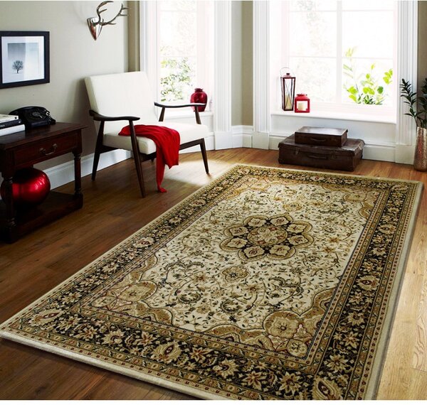 Štýlový koberec v krémovej farbe do obývačky Šírka: 200 cm | Dĺžka: 300 cm