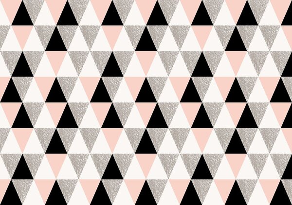Fototapeta - Zloženie trojuholníkov (254x184 cm)
