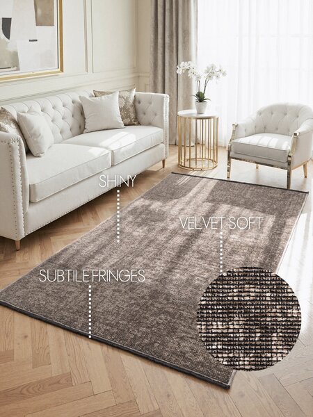 ELLE Decoration , Kusový koberec Brilliance Prisma 106312 Beige z kolekcie Elle, 120x170, hnedá, obývacia izba
