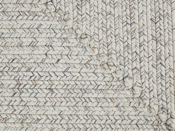 Hanse Home , Kusový koberec Braided 105553 Light Melange – na von aj na doma, 80x150, biela, chodba / predsieň