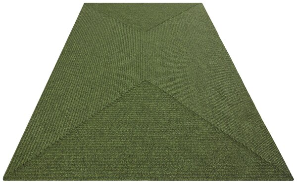 Hanse Home , Kusový koberec Braided 105554 Green – na von aj na doma, 80x150, zelená, chodba / predsieň