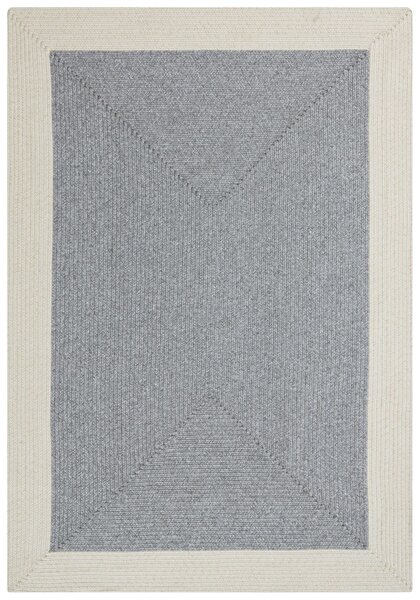 NORTHRUGS - Hanse Home koberce Kusový koberec Braided 105555 Grey Creme – na von aj na doma - 200x290 cm