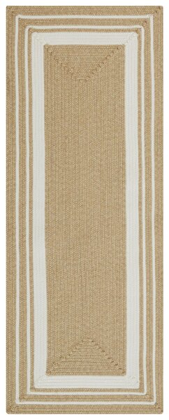 Hanse Home , Kusový koberec Braided 105556 Creme Beige – na von aj na doma, 120x170, béžová, chodba / predsieň