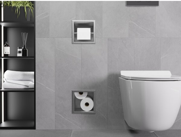 Mexen X-Wall-BP, držiak na toaletný papier so zabudovaným zásobníkom, oceľová, 1914