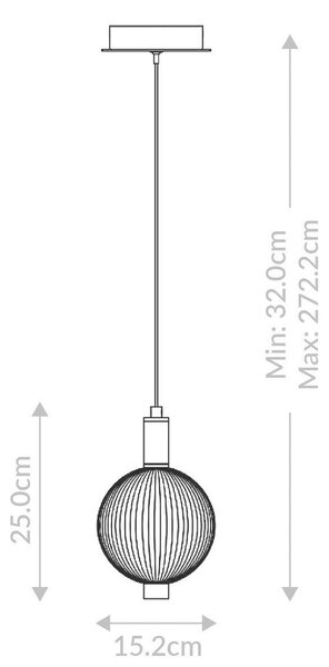 VISIACE SVIETIDLO, 15,2/272 cm Elstead Lighting - Interiérové svietidlá