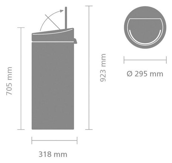 ODPADKOVÝ KÔŠ 30 l Brabantia - Upratovanie