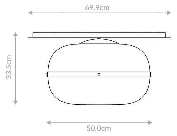 STROPNÉ SVIETIDLO, 50/33,5 cm Elstead Lighting - Interiérové svietidlá