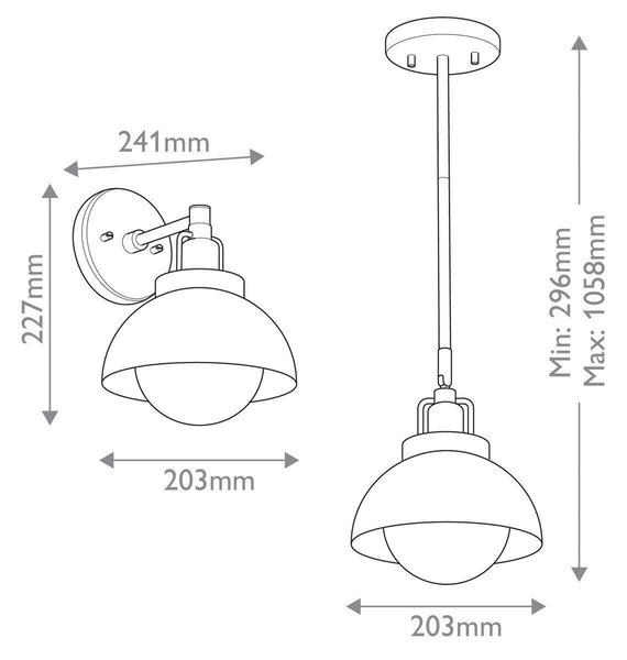 NÁSTENNÉ SVIETIDLO, 22,7/20,3/24,1 cm Elstead Lighting - Interiérové svietidlá