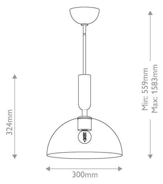 ZÁVESNÉ SVIETIDLO, 32,4/30,5 cm Elstead Lighting - Interiérové svietidlá