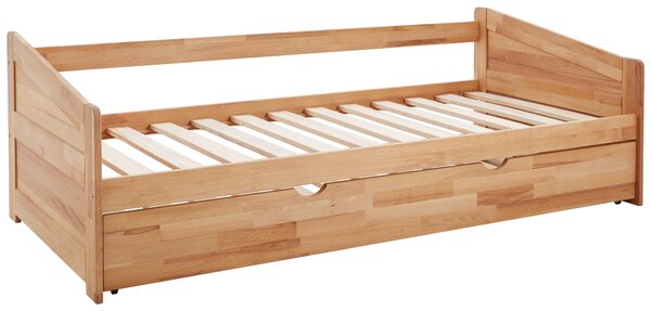 POSTEĽ S VÝSUVNÝM LÔŽKOM, 90/200 cm farba buka Livetastic - Detské izby, Online Only