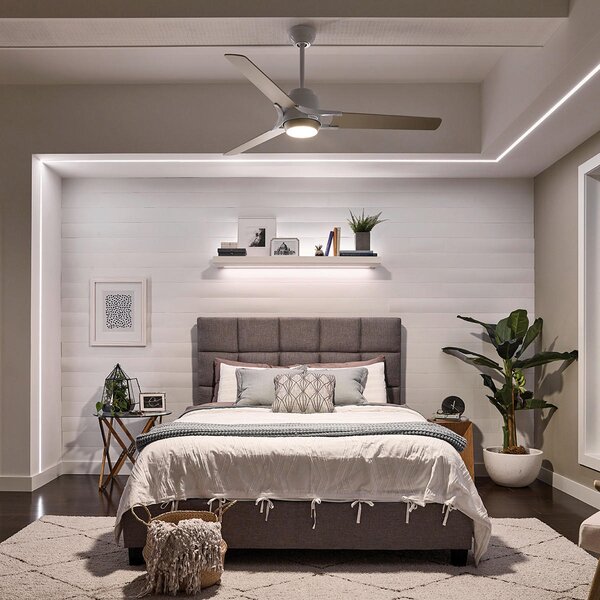 STROPNÝ VENTILÁTOR, 152/46 cm Elstead Lighting - Interiérové svietidlá