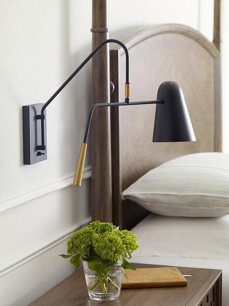 NÁSTENNÉ SVIETIDLO, 13.6/43.9 /62.3 cm Elstead Lighting - Online Only bytové doplnky, Online Only