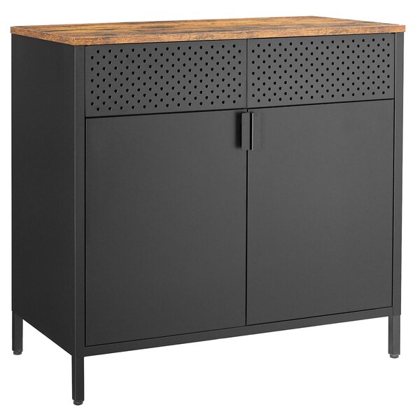 KOMODA, čierna, 80/76/40 cm Boxxx - Komody, Online Only