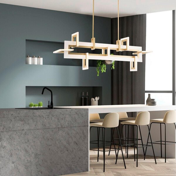 ZÁVESNÉ LED SVIETIDLO, 122,8/50/23,1 cm Elstead Lighting - Interiérové svietidlá