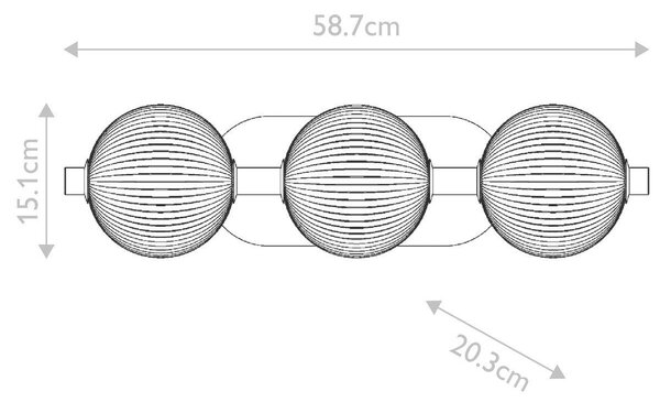 NÁSTENNÉ SVIETIDLO, 15,1/58,7 cm Elstead Lighting - Interiérové svietidlá