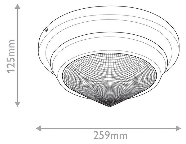 STROPNÉ SVIETIDLO, 25,9/12,5 cm Elstead Lighting - Interiérové svietidlá