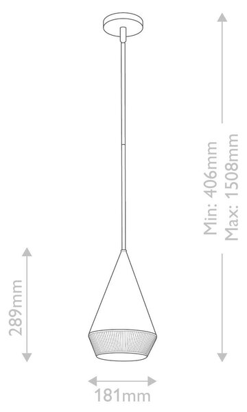 ZÁVESNÉ SVIETIDLO, 28,9/18,1 cm Elstead Lighting - Interiérové svietidlá