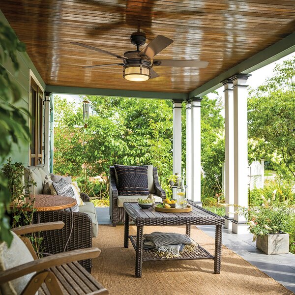 STROPNÝ VENTILÁTOR, 152/42 cm Elstead Lighting - Interiérové svietidlá
