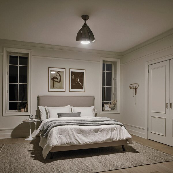 STROPNÝ VENTILÁTOR, 38/50 cm Elstead Lighting - Interiérové svietidlá