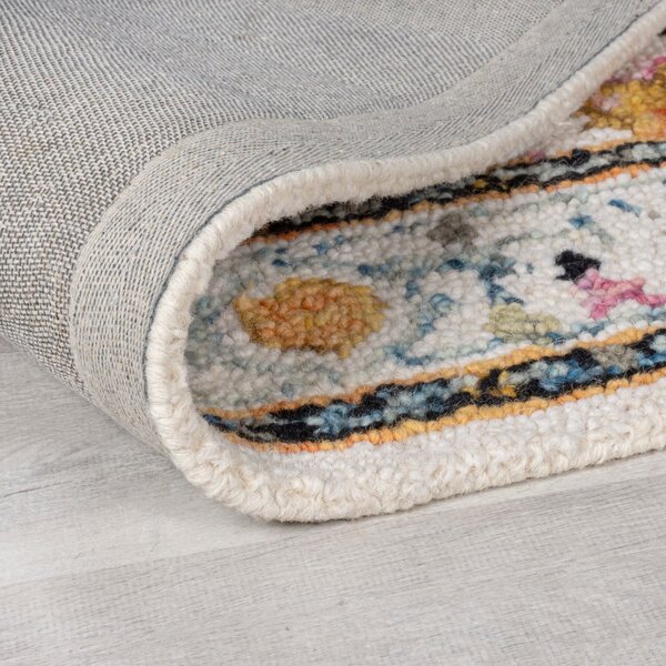 Žltý vlnený koberec 230x160 cm Dahlia - Flair Rugs