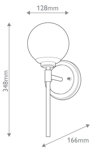 NÁSTENNÉ SVIETIDLO DO KÚPEĽNE, Elstead Lighting - Interiérové svietidlá