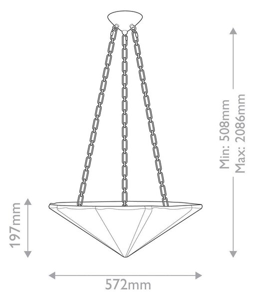 ZÁVESNÉ SVIETIDLO, 19,7/57,2 cm Elstead Lighting - Interiérové svietidlá