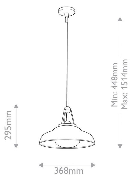 ZÁVESNÉ SVIETIDLO, 36,8/29,5 cm Elstead Lighting - Interiérové svietidlá
