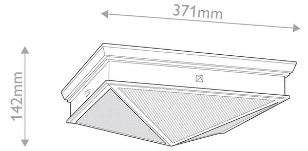 STROPNÉ SVIETIDLO, 14,2/37,1 cm Elstead Lighting - Interiérové svietidlá