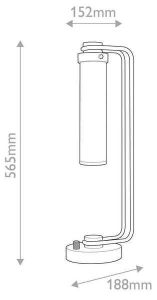 STOLNÁ LAMPA, E27, Elstead Lighting - Interiérové svietidlá