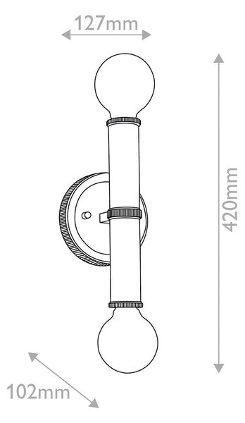 NÁSTENNÉ SVIETIDLO DO KÚPEĽNE, Elstead Lighting - Interiérové svietidlá