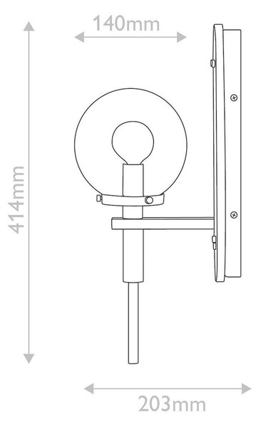 NÁSTENNÉ SVIETIDLO, 41,4/14/20,3 cm Elstead Lighting - Interiérové svietidlá