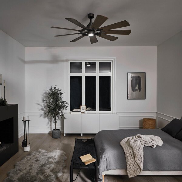 STROPNÝ VENTILÁTOR, 165/42 cm Elstead Lighting - Interiérové svietidlá