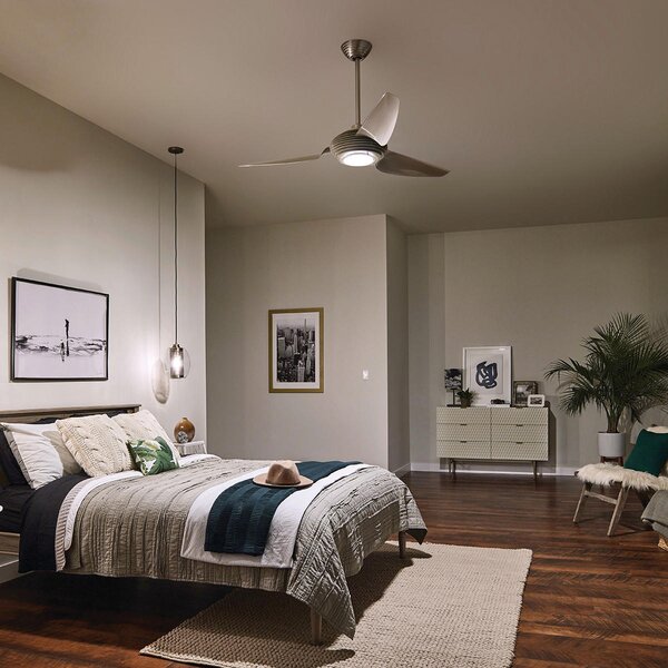 STROPNÝ VENTILÁTOR, 152/38 cm Elstead Lighting - Interiérové svietidlá