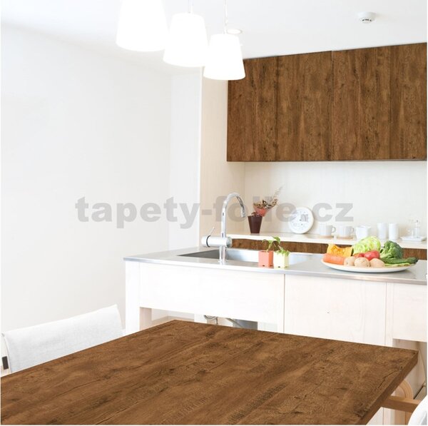 Špeciálne renovačné tapety 99-6325, rozmer 90 cm x 21 m, gaštan Denver, DIMEX