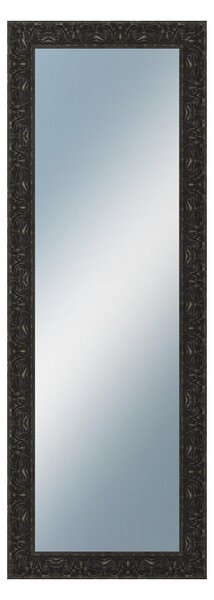 DANTIK - Zrkadlo v rámu, rozmer s rámom 50x140 cm z lišty PRAHA čierna (2753)