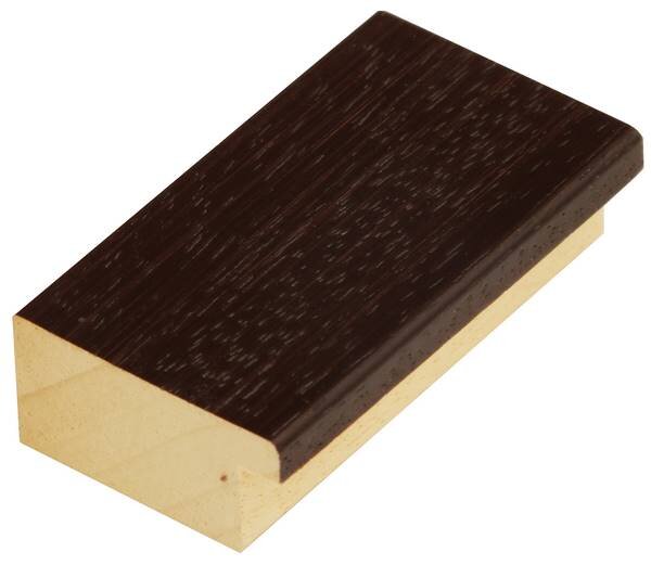 DANTIK - Zrkadlo v rámu, rozmer s rámom 60x120 cm z lišty 4020 hnedá (2767)