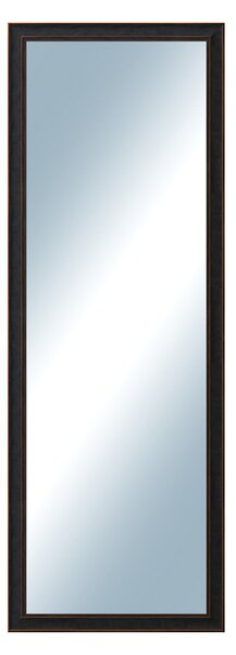 DANTIK - Zrkadlo v rámu, rozmer s rámom 50x140 cm z lišty ANDRÉ veľká čierna (3154)